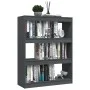 Gray pine wood space divider shelf 100x30x103 cm by vidaXL, Bookcases and shelves - Ref: Foro24-808215, Price: 62,88 €, Disco...