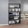 Gray pine shelving/space divider 100x30x167.5 cm by vidaXL, Bookcases and shelves - Ref: Foro24-808225, Price: 95,63 €, Disco...