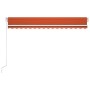 Orange and brown manual retractable awning 450x350 cm by vidaXL, Awnings - Ref: Foro24-3069000, Price: 405,24 €, Discount: %