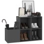 Eingangsschuhregal aus grauem Sperrholz 105x35,5x70 cm von vidaXL, Schuhregale und Schuhorganisatoren - Ref: Foro24-808253, P...