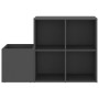 Zapatero de recibidor madera contrachapada gris 105x35,5x70 cm by vidaXL, Shoe racks and shoe organizers - Ref: Foro24-808253...