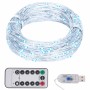 Tira de luces con 150 LED blanco frío PVC 15 m
