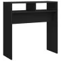 Black plywood console table 78x30x80 cm by vidaXL, Side tables - Ref: Foro24-808297, Price: 39,05 €, Discount: %