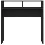 Black plywood console table 78x30x80 cm by vidaXL, Side tables - Ref: Foro24-808297, Price: 39,05 €, Discount: %