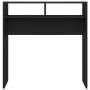 Mesa consola de madera contrachapada negro 78x30x80 cm de vidaXL, Mesas auxiliares - Ref: Foro24-808297, Precio: 39,52 €, Des...