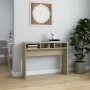 Mesa consola madera contrachapada roble Sonoma 105x30x80 cm de vidaXL, Mesas auxiliares - Ref: Foro24-808308, Precio: 44,35 €...