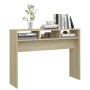 Sonoma oak plywood console table 105x30x80 cm by vidaXL, Side tables - Ref: Foro24-808308, Price: 45,60 €, Discount: %