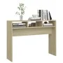 Sonoma oak plywood console table 105x30x80 cm by vidaXL, Side tables - Ref: Foro24-808308, Price: 44,36 €, Discount: %