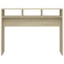 Sonoma oak plywood console table 105x30x80 cm by vidaXL, Side tables - Ref: Foro24-808308, Price: 45,60 €, Discount: %