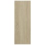 Sonoma oak plywood console table 105x30x80 cm by vidaXL, Side tables - Ref: Foro24-808308, Price: 45,60 €, Discount: %