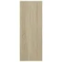 Sonoma oak plywood console table 105x30x80 cm by vidaXL, Side tables - Ref: Foro24-808308, Price: 44,36 €, Discount: %