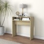 Mesa consola madera contrachapada roble Sonoma 78x30x80 cm de vidaXL, Mesas auxiliares - Ref: Foro24-808299, Precio: 37,10 €,...