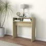 Sonoma oak plywood console table 78x30x80 cm by vidaXL, Side tables - Ref: Foro24-808299, Price: 36,68 €, Discount: %