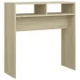 Sonoma oak plywood console table 78x30x80 cm by vidaXL, Side tables - Ref: Foro24-808299, Price: 36,68 €, Discount: %