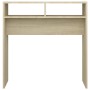 Mesa consola madera contrachapada roble Sonoma 78x30x80 cm de vidaXL, Mesas auxiliares - Ref: Foro24-808299, Precio: 37,10 €,...