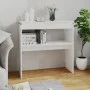 White engineered wood console table 80x30x80 cm by vidaXL, Side tables - Ref: Foro24-808314, Price: 42,06 €, Discount: %
