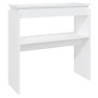 Konsolentisch aus weißem Holzwerkstoff 80x30x80 cm von vidaXL, Seitentische - Ref: Foro24-808314, Preis: 42,66 €, Rabatt: %