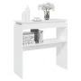 White engineered wood console table 80x30x80 cm by vidaXL, Side tables - Ref: Foro24-808314, Price: 42,06 €, Discount: %