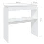 Konsolentisch aus weißem Holzwerkstoff 80x30x80 cm von vidaXL, Seitentische - Ref: Foro24-808314, Preis: 42,66 €, Rabatt: %