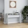 Glossy white engineered wood console table 105x30x80 cm by vidaXL, Side tables - Ref: Foro24-808311, Price: 50,29 €, Discount: %
