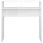 Konsolentisch aus Holzwerkstoff glänzend weiß 78x30x80 cm von vidaXL, Seitentische - Ref: Foro24-808302, Preis: 40,21 €, Raba...