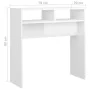 Engineered wood white gloss console table 78x30x80 cm by vidaXL, Side tables - Ref: Foro24-808302, Price: 39,62 €, Discount: %