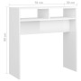 Konsolentisch aus Holzwerkstoff glänzend weiß 78x30x80 cm von vidaXL, Seitentische - Ref: Foro24-808302, Preis: 40,21 €, Raba...