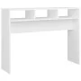White engineered wood console table 105x30x80 cm by vidaXL, Side tables - Ref: Foro24-808305, Price: 44,14 €, Discount: %