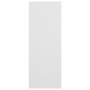 White engineered wood console table 105x30x80 cm by vidaXL, Side tables - Ref: Foro24-808305, Price: 45,38 €, Discount: %