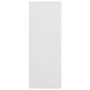 White engineered wood console table 105x30x80 cm by vidaXL, Side tables - Ref: Foro24-808305, Price: 44,14 €, Discount: %
