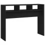 Mesa consola madera contrachapada negro 105x30x80 cm by vidaXL, Side tables - Ref: Foro24-808306, Price: 43,94 €, Discount: %