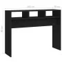 Mesa consola madera contrachapada negro 105x30x80 cm by vidaXL, Side tables - Ref: Foro24-808306, Price: 43,94 €, Discount: %