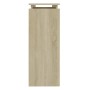 Sonoma oak plywood console table 102x30x80 cm by vidaXL, Side tables - Ref: Foro24-808326, Price: 49,84 €, Discount: %