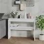 White engineered wood console table 102x30x80 cm by vidaXL, Side tables - Ref: Foro24-808323, Price: 49,53 €, Discount: %