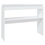 Konsolentisch aus weißem Holzwerkstoff 102x30x80 cm von vidaXL, Seitentische - Ref: Foro24-808323, Preis: 50,97 €, Rabatt: %