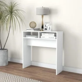 Weißer Konsolentisch aus Holzwerkstoff, 78 x 30 x 80 cm von vidaXL, Seitentische - Ref: Foro24-808296, Preis: 40,58 €, Rabatt: %