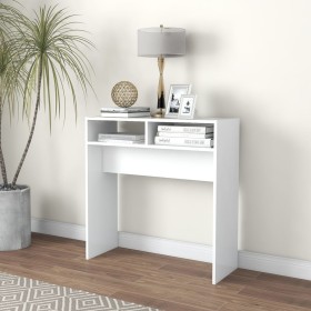 Weißer Konsolentisch aus Holzwerkstoff, 78 x 30 x 80 cm von vidaXL, Seitentische - Ref: Foro24-808296, Preis: 41,19 €, Rabatt: %