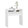 Weißer Konsolentisch aus Holzwerkstoff, 78 x 30 x 80 cm von vidaXL, Seitentische - Ref: Foro24-808296, Preis: 40,58 €, Rabatt: %