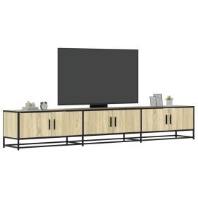 Mueble para TV madera de ingeniería roble Sonoma 240x35x41 cm en Muebles TV | Comprar online en Foro24