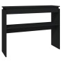 Black plywood console table 102x30x80 cm by vidaXL, Side tables - Ref: Foro24-808324, Price: 68,97 €, Discount: %