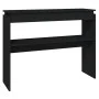 Black plywood console table 102x30x80 cm by vidaXL, Side tables - Ref: Foro24-808324, Price: 67,63 €, Discount: %