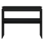 Black plywood console table 102x30x80 cm by vidaXL, Side tables - Ref: Foro24-808324, Price: 68,97 €, Discount: %