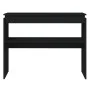 Black plywood console table 102x30x80 cm by vidaXL, Side tables - Ref: Foro24-808324, Price: 67,63 €, Discount: %