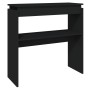 Black plywood console table 80x30x80 cm by vidaXL, Side tables - Ref: Foro24-808315, Price: 46,17 €, Discount: %