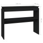 Black plywood console table 102x30x80 cm by vidaXL, Side tables - Ref: Foro24-808324, Price: 68,97 €, Discount: %