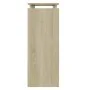 Sonoma oak plywood console table 80x30x80 cm by vidaXL, Side tables - Ref: Foro24-808317, Price: 40,32 €, Discount: %