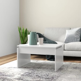 Mesa de centro madera contrachapada blanco 68x50x38 cm de vidaXL, Mesas de centro - Ref: Foro24-808332, Precio: 33,23 €, Desc...