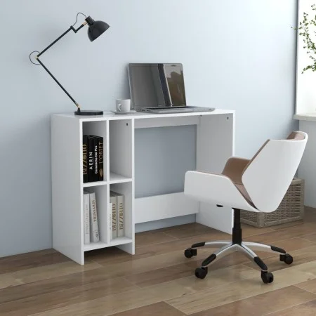 Weißer Notebook-Schreibtisch aus Sperrholz, 102,5 x 35 x 75 cm von vidaXL, Schreibtische - Ref: Foro24-808341, Preis: 65,11 €...