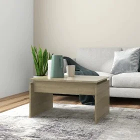 Mesa de centro madera contrachapada roble Sonoma 68x50x38 cm de vidaXL, Mesas de centro - Ref: Foro24-808335, Precio: 33,21 €...