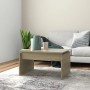 Mesa de centro madera contrachapada roble Sonoma 68x50x38 cm de vidaXL, Mesas de centro - Ref: Foro24-808335, Precio: 34,58 €...